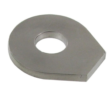 Stainless steel front axle lock plate (each)